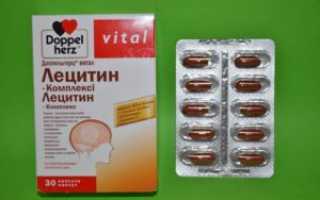 Инструкция по применению препарата Лецитин